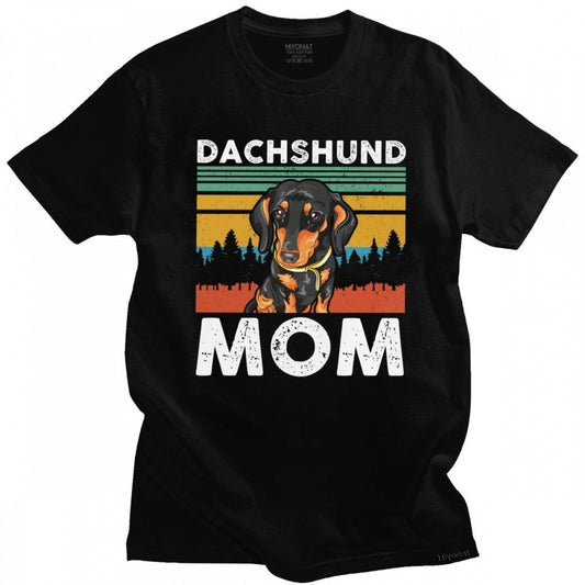 Dachshund Mom T Shirt / Multiple Colors